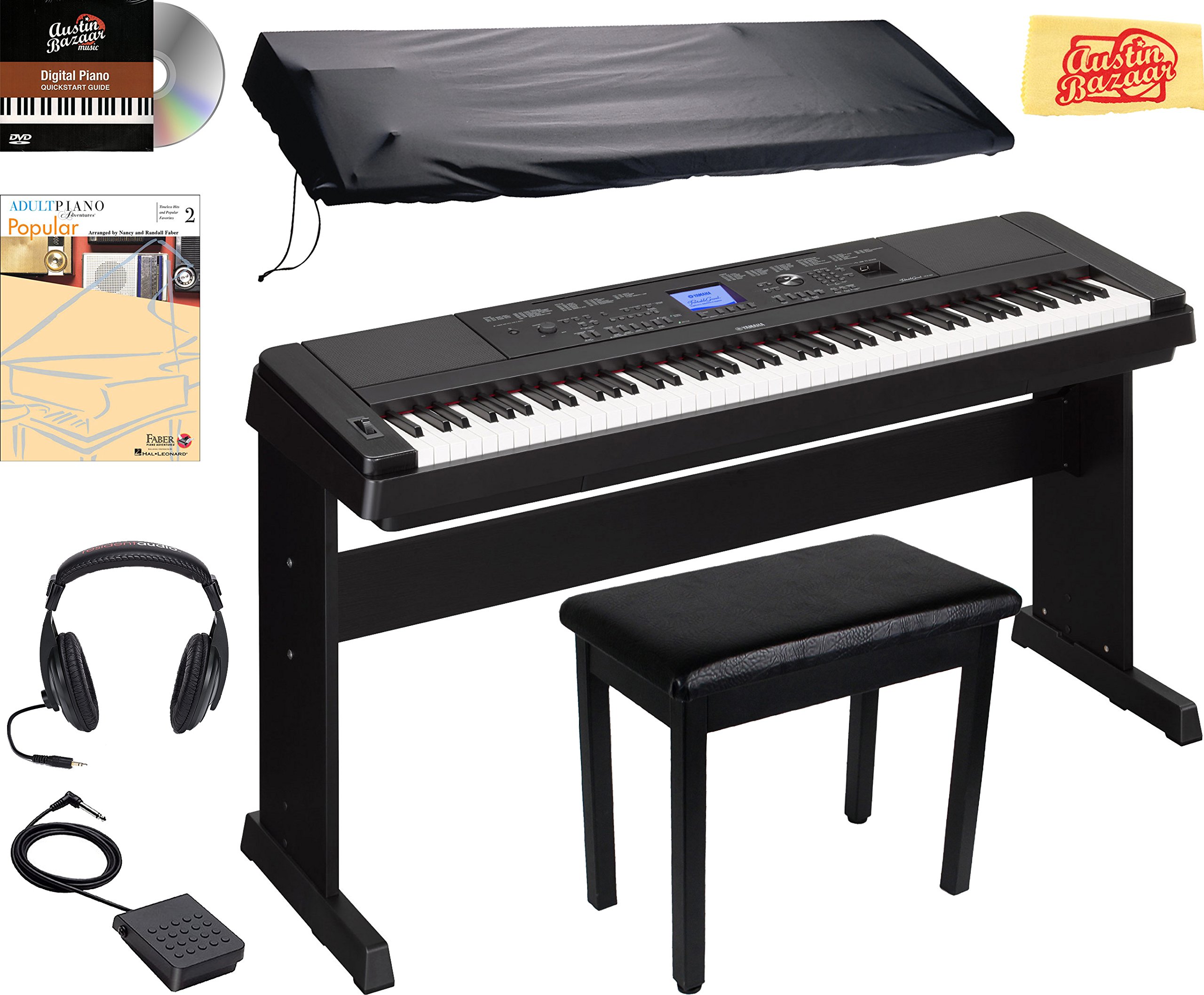 Amazon.com: Yamaha DGX-660 Digital Piano - Black Bundle with